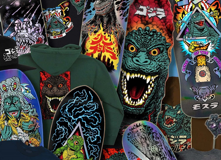 Godzilla vs. Santa Cruz Skateboards | Full Collection