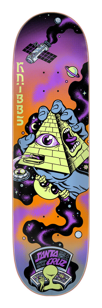 8.5in Knibbs Invasion Hand Deck | Pro Skateboards | Santa Cruz Canada