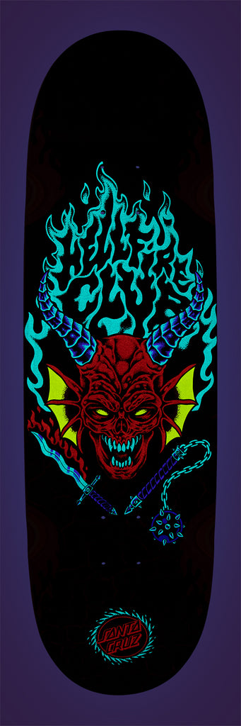 9in Hellfire Club Flames Skateboard Deck | Stranger Things™ x