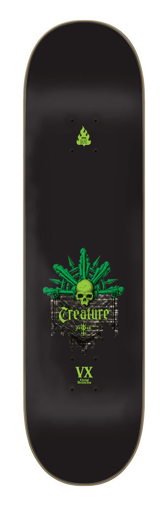 新品未使用 Creature Gravette Deck デッキ 8.1 CREATURE VX GRAVETTE KEEPSAKE DECK 8.51″ X 31.88″ GREY