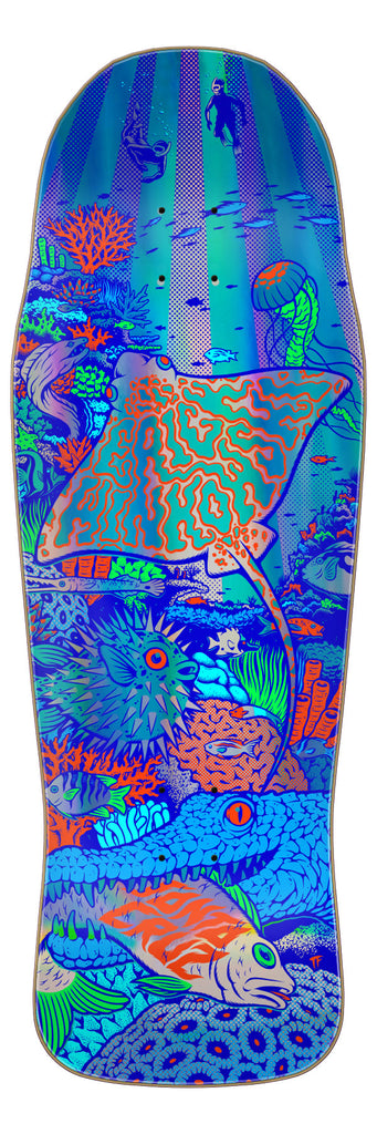 10.34in Winkowski Aquatic Deck | Prismatic Foil Skateboards