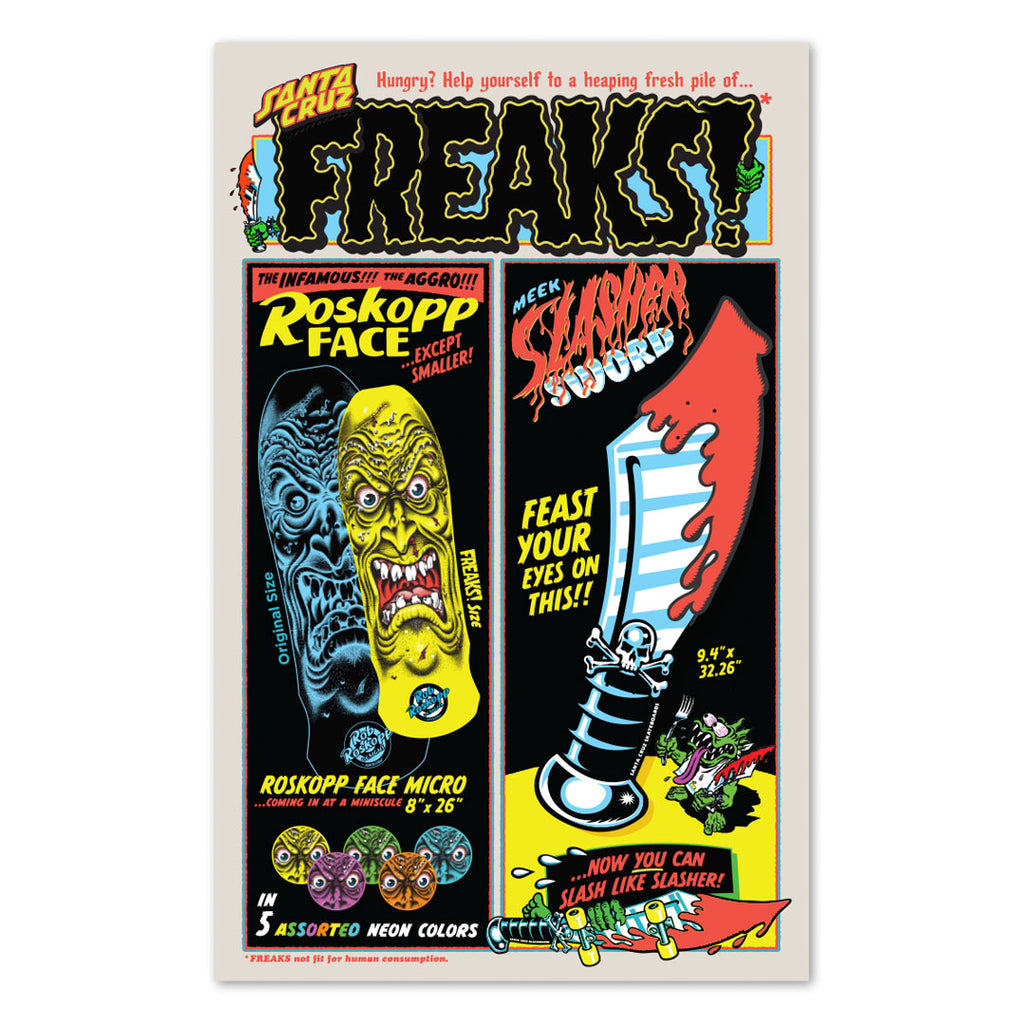 skabeatです。 9.4in Meek Slasher Sword | Freaks | Santa Cruz Skateboards Canada