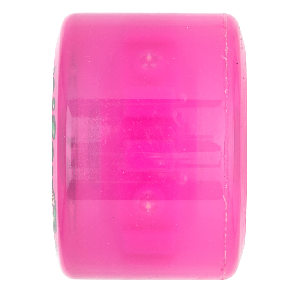 pinktea  66mm / 78A Gator Swamp Pink Light Ups | Soft Skateboard Wheels