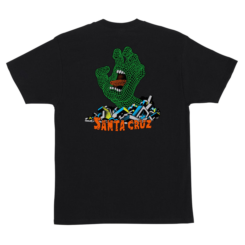 Kendall Grid Hand T-Shirt | Men's Clothing | Santa Cruz
