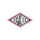 Summit 4in Independent Stickers (25 Pack) White/Blk/Red