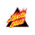 Flamed Not a Dot 5in Santa Cruz Stickers (25 Pack) Black/Red/Yellow