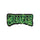 Inferno Logo Outline 4.88in Creature Stickers (25 Pack) Green/Yellow