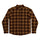 Web Mens Creature Longsleeve Flannel Shirt Black/Brown
