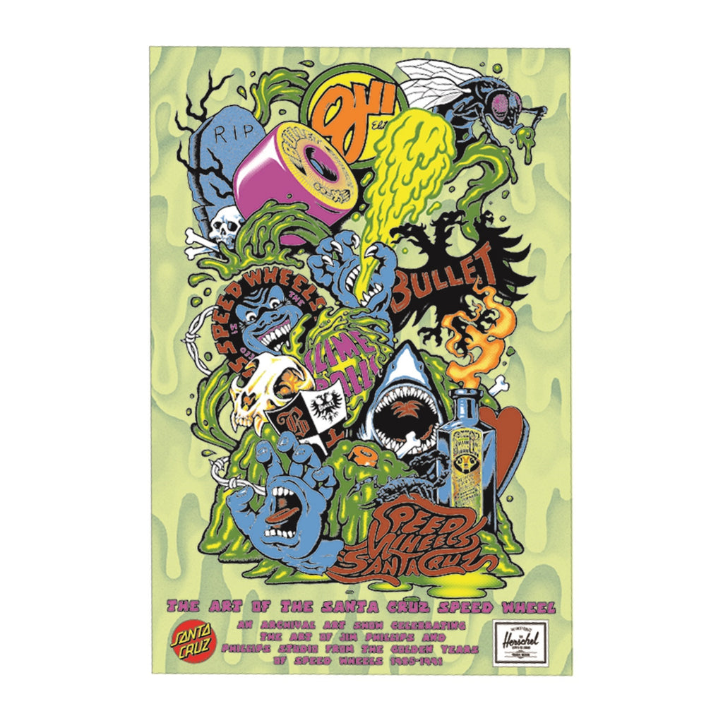 The Art Of Speed Wheels | Show Poster | Santa Cruz Skateboards Canada