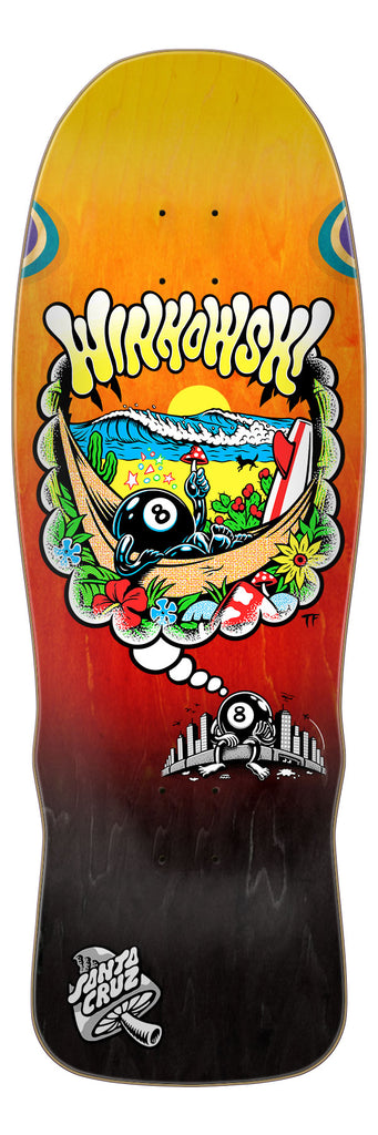 psyco skateboardパーカー 10.35in Winkowski 8Ballr Day Dream | Shaped Skateboard Deck