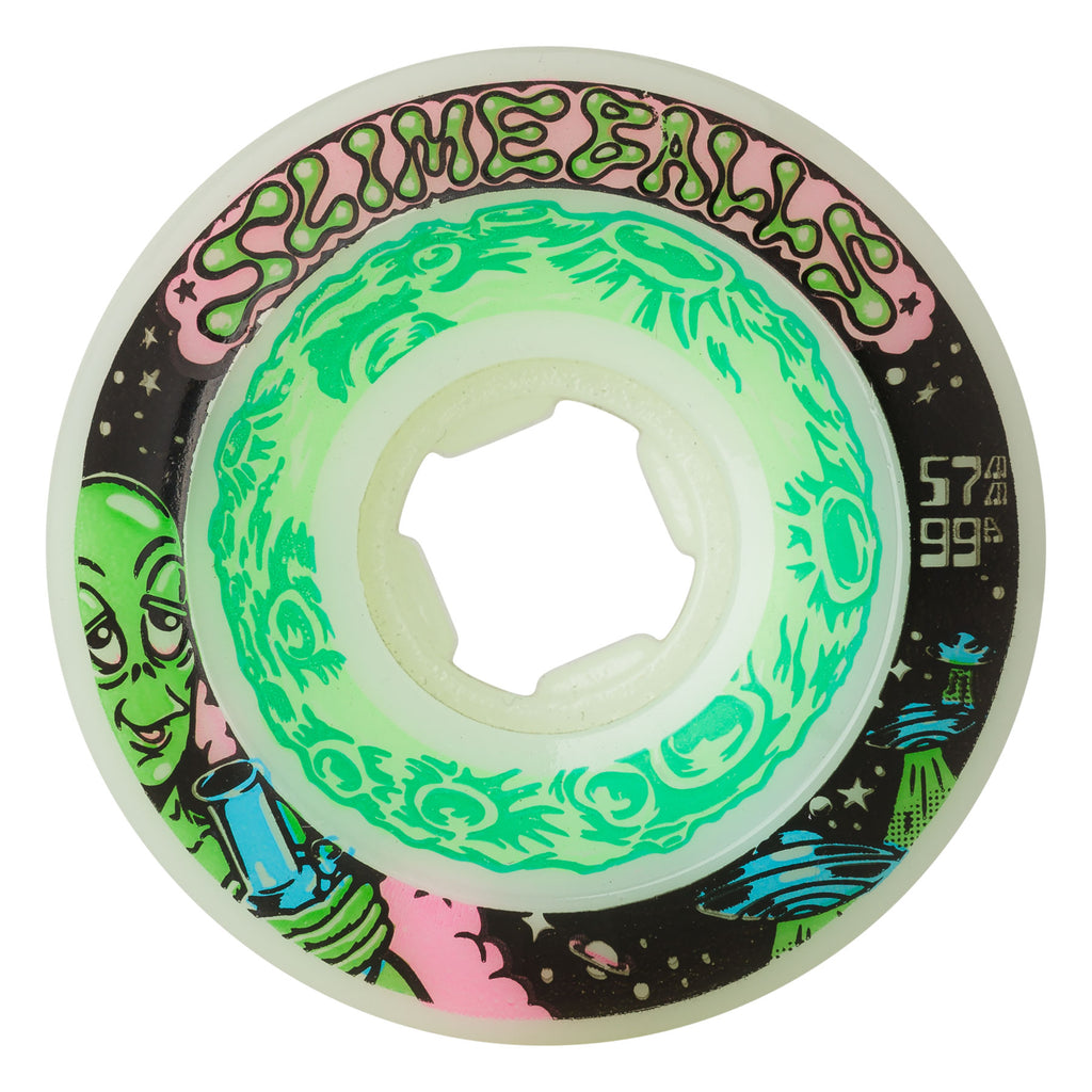 Skate Board Wheels Santa Cruz - 55mm (95a) Slime Balls