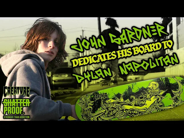 John Gardner | Shatter Proof Non-Profit | Creature Skateboards Canada