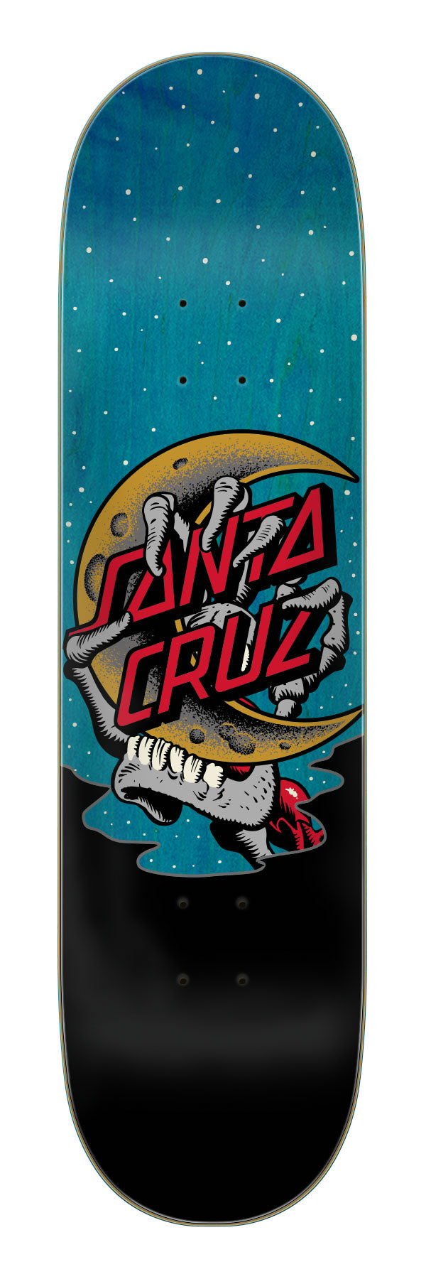 8.25in Crescent Bone Hand | Birch Wood | Santa Cruz Skate Deck Canada