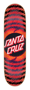 8.5in Flame Ringed Dot Santa Cruz Birch Skateboard Deck No Color