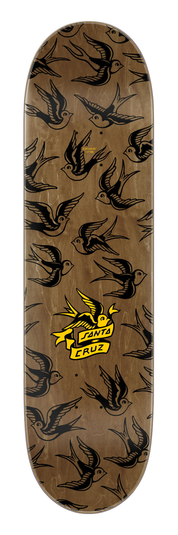 8.0in Sommer Sparrows Deck | Pro Skateboards | Santa Cruz Canada