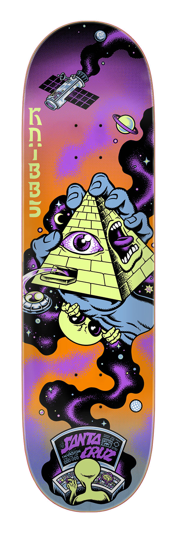 8.5in Knibbs Invasion Hand Deck | Pro Skateboards | Santa Cruz Canada