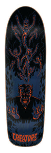 9.3in Hell Creature Shaped Skateboard Deck No Color