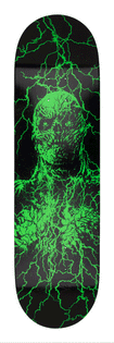 8.5in Stranger Things Vecna Santa Cruz Skateboard Deck No Color