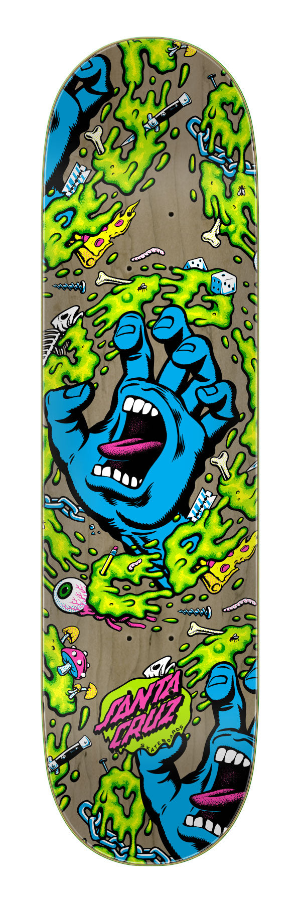 8.25in Slime Scream | Birch Wood | Santa Cruz Skate Deck Canada