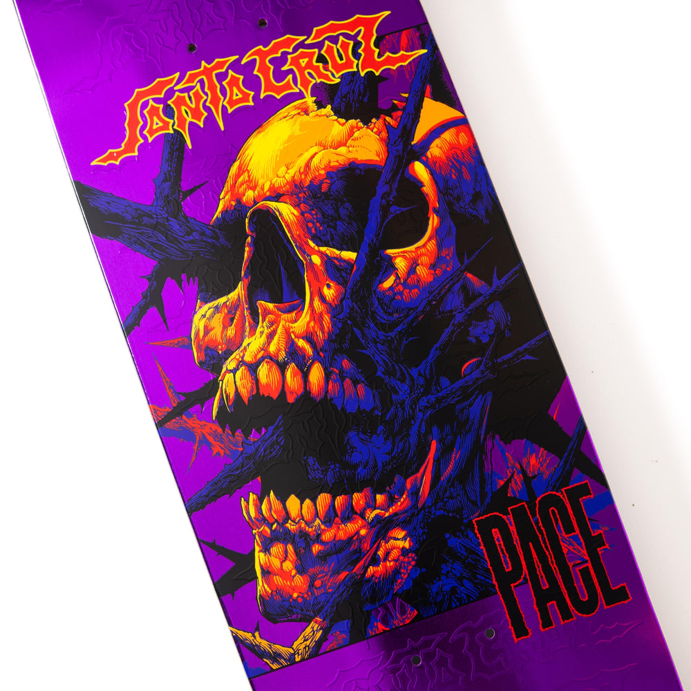8.7in Pace Deathtrap Remix Deck | Metalic Foil | Santa Cruz