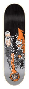 8.25in Meek Scratched Slasher Santa Cruz FeelBase Skateboard Deck No Color