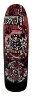 9.3in Dressen Evo Shaped Santa Cruz Skateboard Deck No Color