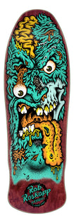 9.9in Rob Roskopp Face Two Reissue Santa Cruz Skateboard Deck No Color