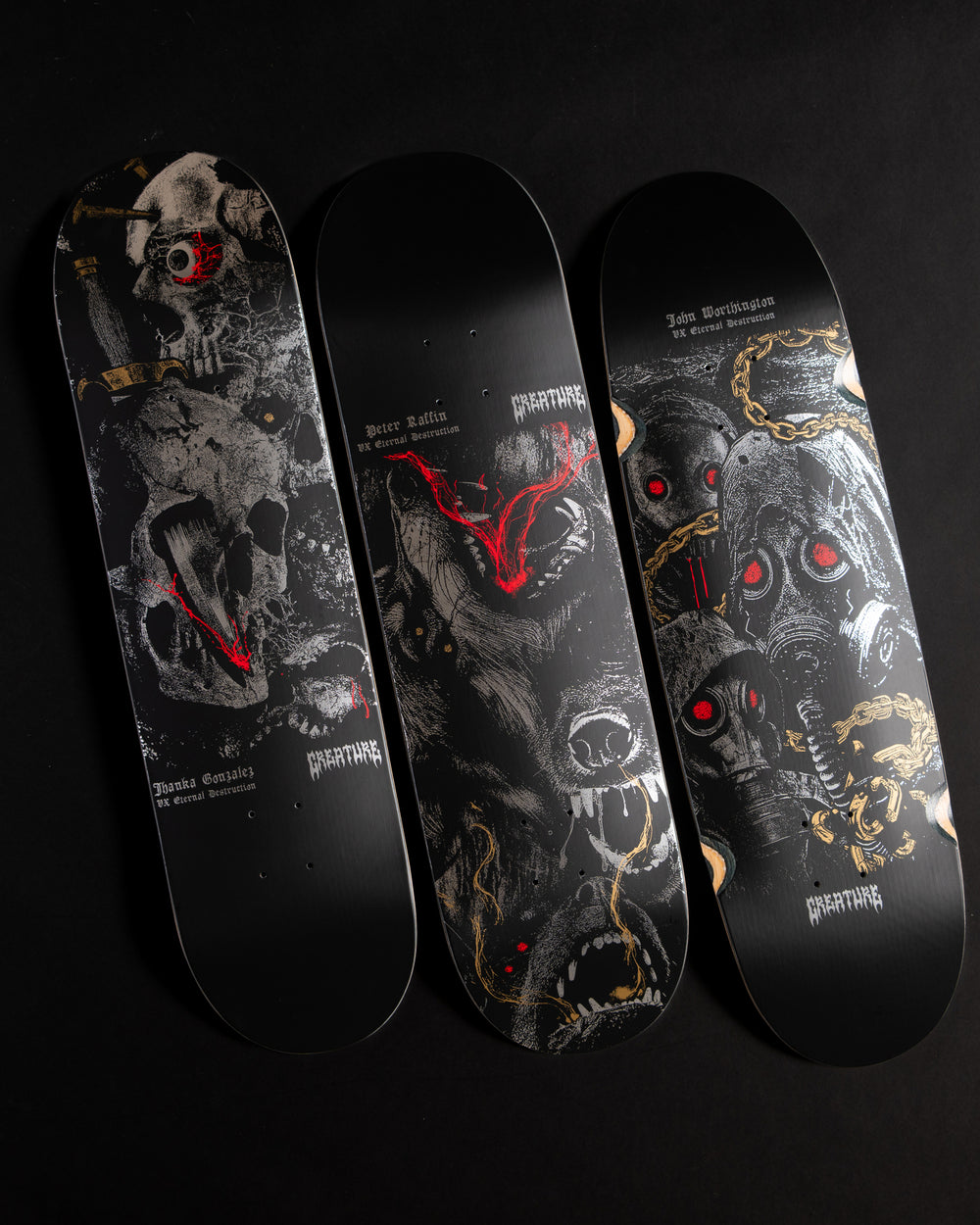 CREATURE ジョン・ワージントン スケボー 中古品 9.0in John Worthington Mortem VX Deck | Durable Construction
