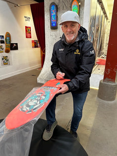 Signed 10.17in Roskopp 3 Reissue Santa Cruz Skateboard Deck No Color