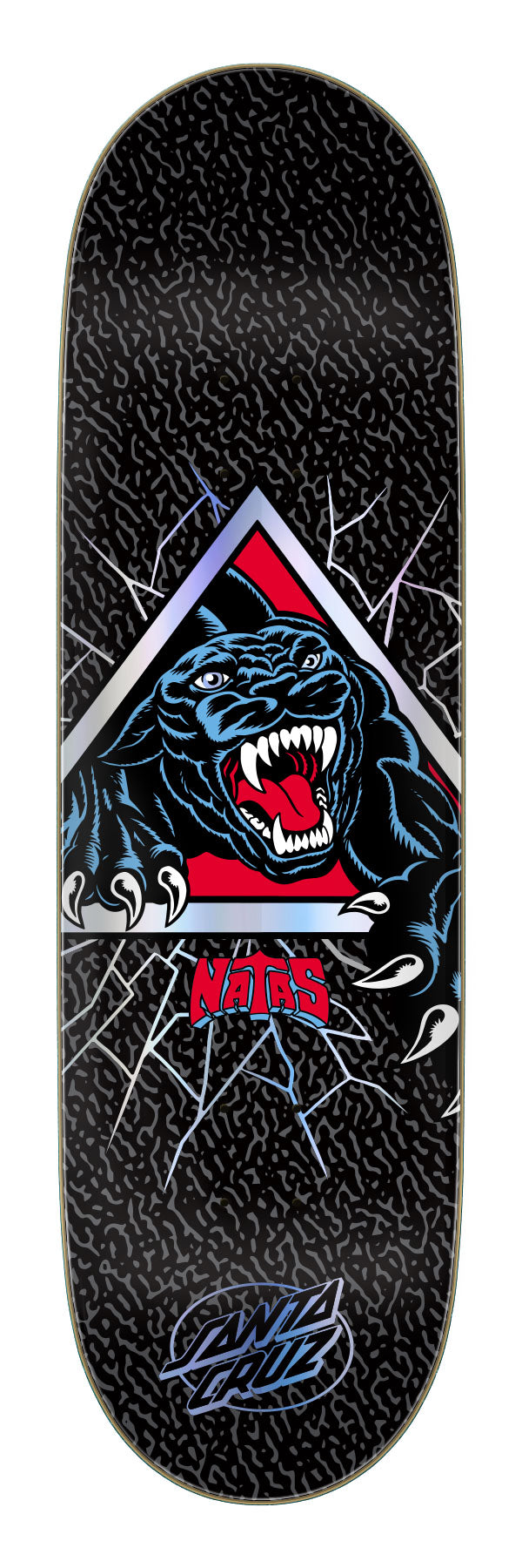 9in Natas Shattered Panther Deck | VX Reinforced | Santa Cruz