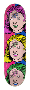 8.0in Possessed Head Santa Cruz FeelBase Skateboard Deck No Color