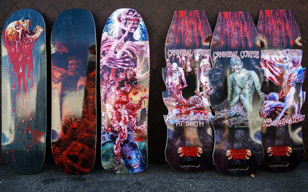 Cannibal Corpse CD4枚組 8.53in Skull & Blood | Cannibal Corpse | Creature Skateboard Decks