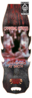 10.56in Cannibal Corpse Explicit Creature Shaped Skateboard Deck No Color