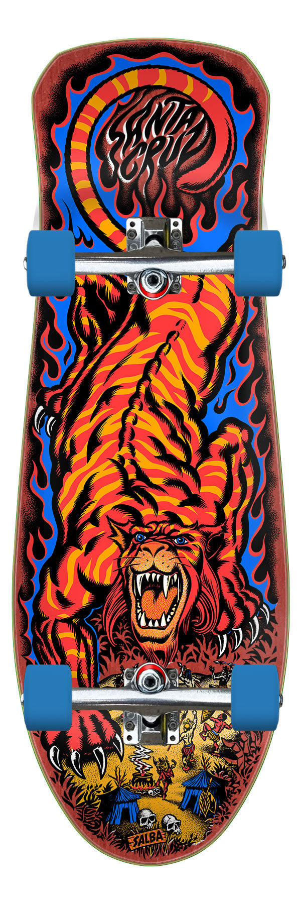 オランダ産 80’s Funk ZAGALA 10.3in Salba Tiger Reissue | Complete Cruiser | Santa Cruz