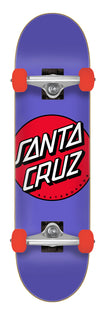 7.75in Mini Spotlight Dot Santa Cruz Complete Skateboard No Color