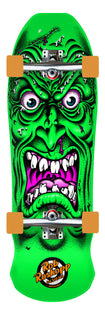 9.5in Roskopp Face Green Reissue Santa Cruz Premium Complete Cruiser No Color