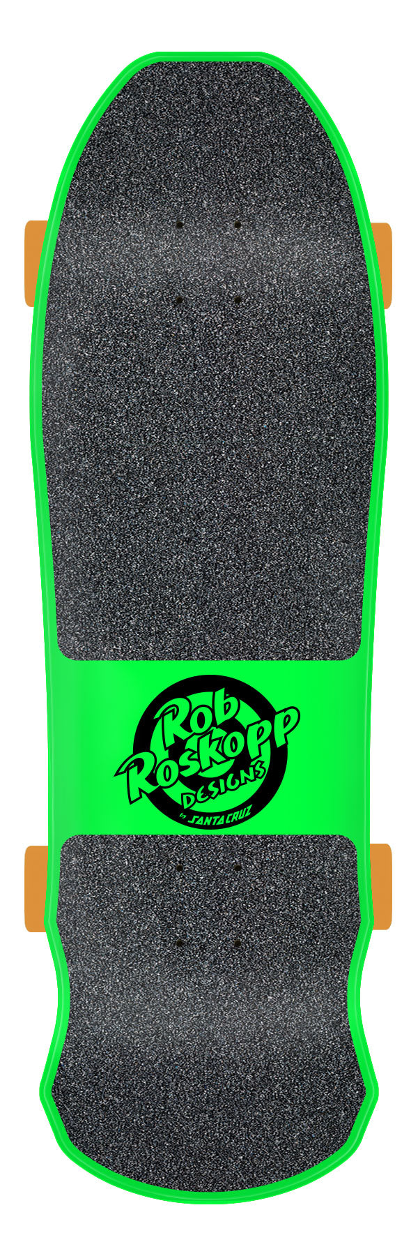 9.5in Roskopp Face Green Reissue | Complete Cruiser | Santa Cruz