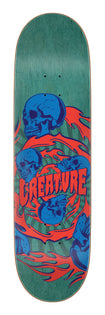 8.53in Spiral Skull Creature Birch Skateboard Deck No Color