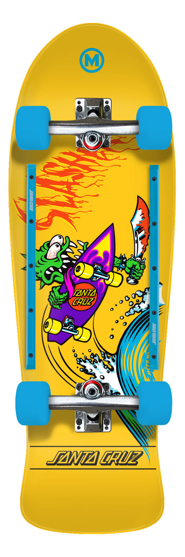一真 /『SANTA CRUZ vol.01』Kazuma. Generich. 10.1in Meek OG Slasher Reissue | Complete Cruiser | Santa Cruz