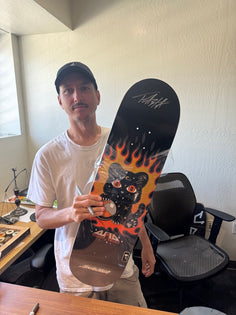 Signed 8.2in Tom Asta Space Kitten Santa Cruz Skateboard Deck No Color
