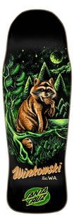 10.34in Erick Winkowski Trash Panda Santa Cruz Shaped Skateboard Deck No Color