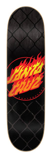 8.5in Flame Dot Chain Santa Cruz Skateboard Deck No Color