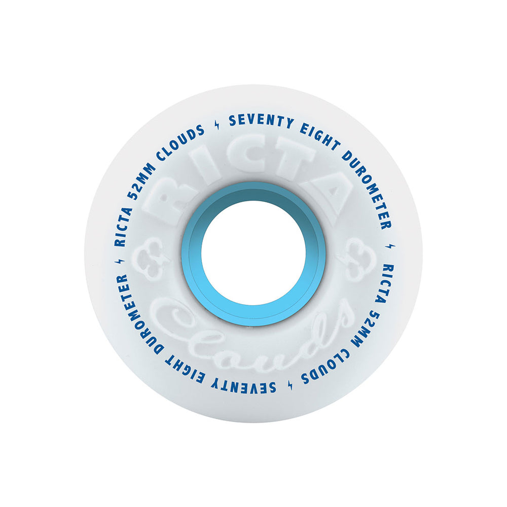 52mm Clouds White 78a | Ricta Skateboard Wheels Canada