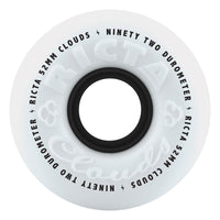52mm Clouds Black 92a | Ricta Skateboard Wheels Canada