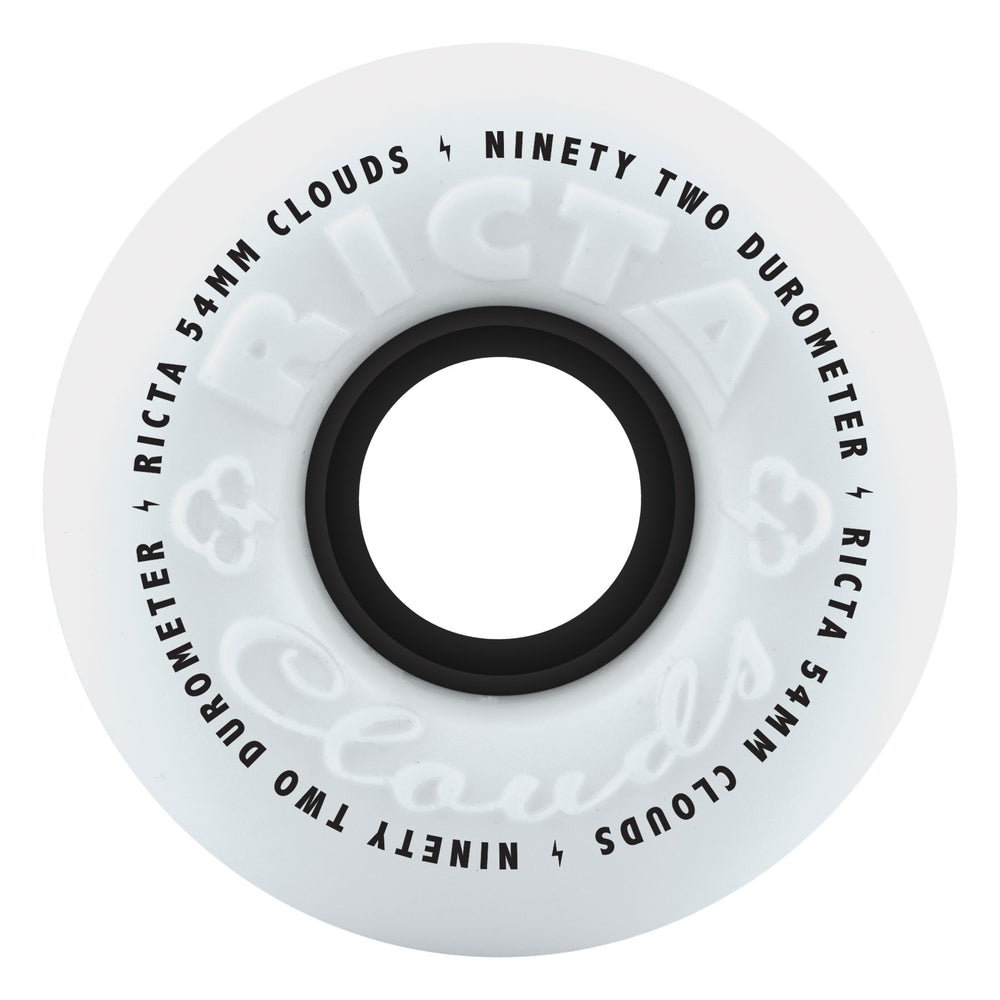 Tingatinga 20×20cm(4) 54mm Clouds Black 92a | Ricta Skateboard Wheels Canada