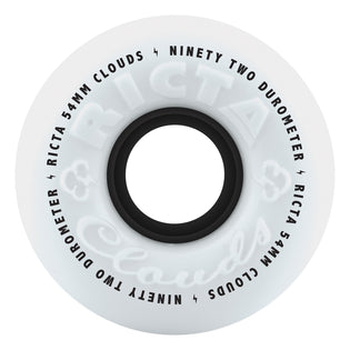 54mm Clouds Black 92a Ricta Skateboard Wheels Black