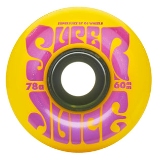60mm Super Juice Yellow 78a OJ Skateboard Wheels No Color