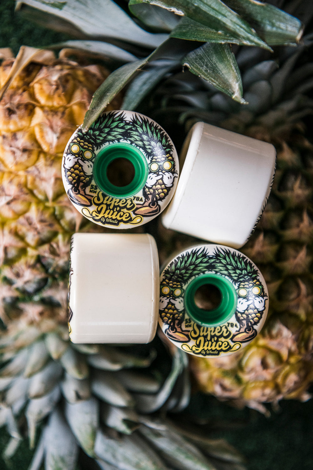 55mm / 78A Pina Colada Mini Super Juice | Soft Skateboard