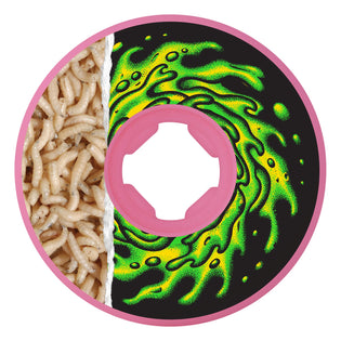 54mm Tear Away Maggots Neon Pink Hardline 97a Slime Balls Skateboard Wheels Neon Pink