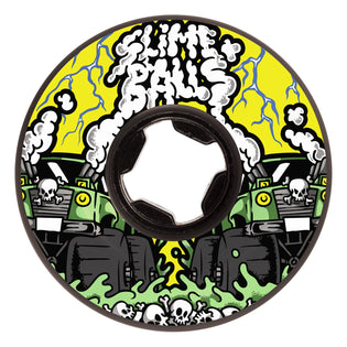 58mm Accelerator Vomit Mini 99a Slime Balls Skateboard Wheels Black